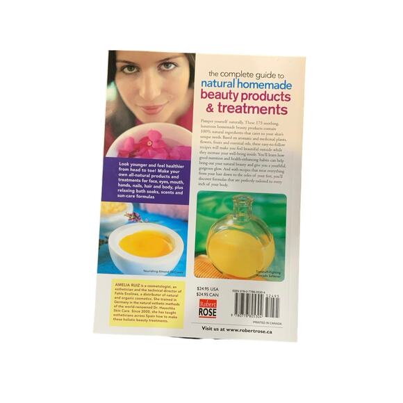NEW The Complete Guide to Natural Homemade Beauty Products & Treatments BOOK - Picture 3 of 5